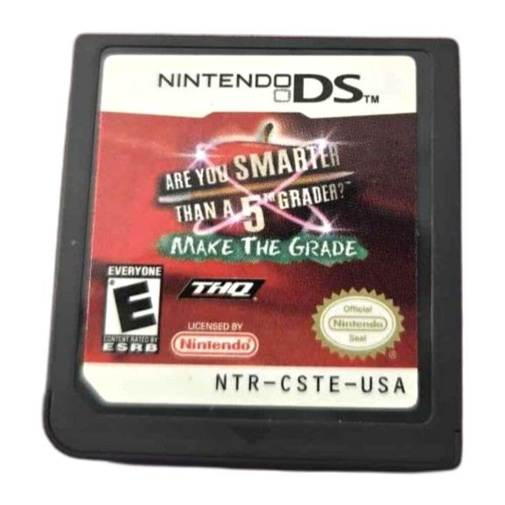 Are You Smarter Than a 5th Grader Make the Grade DS 3DS Tested (69 characters)